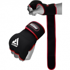 RDX X8 Boxing Inner Gel Glove with Wrist Strap - Red / S