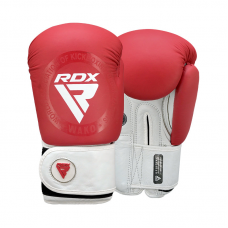 RDX T1 WAKO Boxing Gloves Red - Red / 14oz