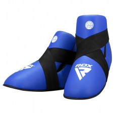 RDX T1 WAKO Foot Protector Blue - Blue / S