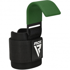 RDX W5 Weight Lifting Hook Straps - Army Green