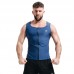RDX Zippered Men Sweat Vest - Grey / XL
