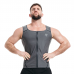 RDX Zippered Men Sweat Vest - Grey / XL