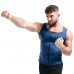 RDX Zippered Men Sweat Vest - Grey / XL