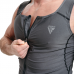 RDX Zippered Men Sweat Vest - Grey / XL