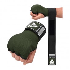 RDX IS Gel Padded Inner Gloves Hook u0026 Loop Wrist Strap for Knuckle Protection OEKO-TEX® Standard 100 certified - Army Green / S