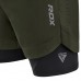 T16 2-in-1 Compression MMA Shorts - Grey / XL