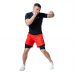 T16 2-in-1 Compression MMA Shorts - Red / M