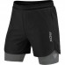 T16 2-in-1 Compression MMA Shorts - Red / M