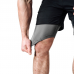 T16 2-in-1 Compression MMA Shorts - Red / XL