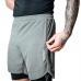 T16 2-in-1 Compression MMA Shorts - Red / 3XL