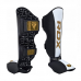 RDX T4 Leather Shin Instep Guards - M / White