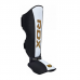 RDX T4 Leather Shin Instep Guards - XL / White