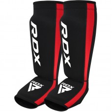 RDX T6 Shin Instep Guards - Red / L/XL