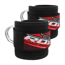 RDX A1 Ankle Strap for Cable Machine Workout - Pair / Black