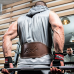 RDX 6 Inch Leather Brown Weightlifting Belt - L / Brown