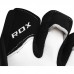 RDX L1 Leather Bodybuilding Gym Gloves - M / White