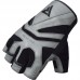 RDX S12 Leather Fitness Training Gloves - Grey / XL