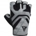RDX S12 Leather Fitness Training Gloves - Tan / L