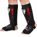 RDX IMMAF Approved Neoprene Shin Instep Guards Red - S / Red