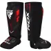 RDX IMMAF Approved Neoprene Shin Instep Guards Red - M / Red