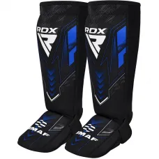 RDX IMMAF Approved Neoprene Shin Instep Guards Blue - XS / Blue