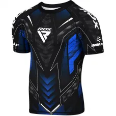 RDX IMMAF Approved Half Sleeves Compression Shirt Blue - 2XL / Blue