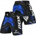 RDX IMMAF Approved MMA Fight u0026 Training Shorts Blue - L / Blue