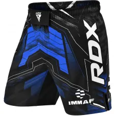 RDX IMMAF Approved MMA Fight u0026 Training Shorts Blue - 4XL / Blue