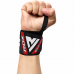 RDX W3 IPL USPA Approved Powerlifting Wrist Support Wraps with Thumb Loops OEKO-TEX® Standard 100 certified - BlackOrange
