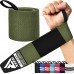 RDX W3 IPL USPA Approved Powerlifting Wrist Support Wraps with Thumb Loops OEKO-TEX® Standard 100 certified - BlackOrange