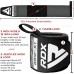 RDX W3 IPL USPA Approved Powerlifting Wrist Support Wraps with Thumb Loops OEKO-TEX® Standard 100 certified - BlackOrange