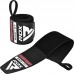RDX W3 IPL USPA Approved Powerlifting Wrist Support Wraps with Thumb Loops OEKO-TEX® Standard 100 certified - BlackOrange