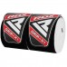 RDX K1 Elasticated Knee Compression Bandage Wraps OEKO-TEX® Standard 100 certified - White