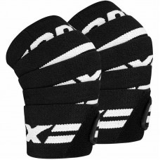 RDX K2 Compression Knee Wraps OEKO-TEX® Standard 100 certified - Black