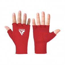 RDX HI Inner Gloves Hand Wraps - Red / L
