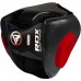 RDX T1 Head Guard With Removable Face Cage - Red / M