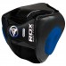 RDX T1 Head Guard With Removable Face Cage - Blue / S