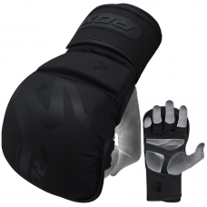 RDX T15 Noir MMA Sparring Gloves 7oz - XL / Black