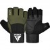 RDX Workout Gym Gloves W3 - Army Green / S