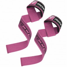 RDX S4 Weightlifting Wrist Straps - Pink