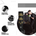 RDX Kt Ronin 4ft Kids Free Standing Punch Bag Black With Gloves For Training u0026 Workout Set - Black / 4ft