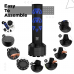 RDX Kt Ronin 4ft Kids Free Standing Punch Bag Black With Gloves For Training u0026 Workout Set - Black / 4ft