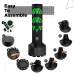 RDX Kt Ronin 4ft Kids Free Standing Punch Bag Black With Gloves For Training u0026 Workout Set - Black / 4ft