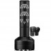RDX Kt Ronin 4ft Kids Free Standing Punch Bag Black With Gloves For Training u0026 Workout Set - Black / 4ft