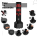 RDX Kt Ronin 4ft Kids Free Standing Punch Bag Black With Gloves For Training u0026 Workout Set - Pink / 4ft