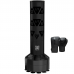 RDX Kt Ronin 4ft Kids Free Standing Punch Bag Black With Gloves For Training u0026 Workout Set - Pink / 4ft