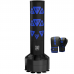 RDX Kt Ronin 4ft Kids Free Standing Punch Bag Black With Gloves For Training u0026 Workout Set - Pink / 4ft