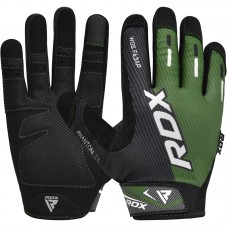 RDX F43 Full Finger Touch Screen Gym Workout Gloves - M / Army Green