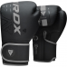 RDX F6 Kara Boxing Training Gloves Black - Black / 18oz