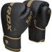 RDX F6 Kara Boxing Training Gloves Black - Black / 18oz
